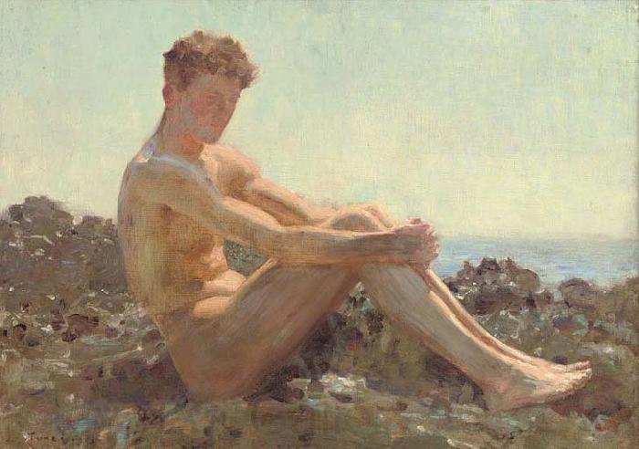 Henry Scott Tuke The Sun-bather France oil painting art
